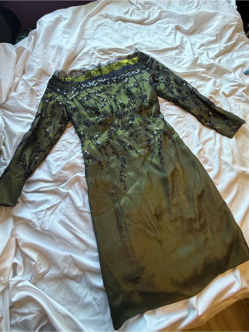 Vintage Peter Rommers Amsterdam Custom Silk Couture Cocktail Dress
